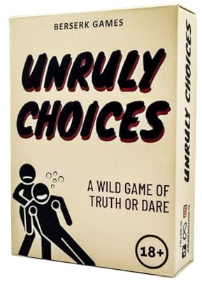 Unruly Choices - Truth or Dare Card Game | 108 Bold Questions & Dares | Date Night, Couples Game, Hen Party, Stag Do & Games Nights