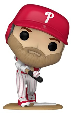 Funko Pop! MLB: Phillies - Bryce Harper - Vinyl-Sammelfigur - Geschenkidee - Offizielle Handelswaren - Spielzeug Für Kinder und Erwachsene - Sports Fans - Modellfigur Für Sammler und Display