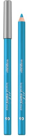 Deborah Milano - Matita Occhi Kajal Velvet Mat, 06 Azzurra, Finish Matte a Lunga Durata, Texture Cremosa e Scorrevole, Dona uno Sguardo Intenso e Definito, Vegan, 1.3 gr