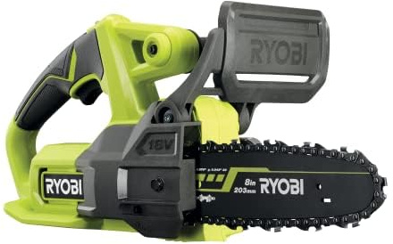 RYOBI - Tronçonneuse compacte 18V - guide 20 cm - tendeur latéral - Livré avec une 2ème chaîne (sans batterie ni chargeur) - RY18CS20A-0/RAC270