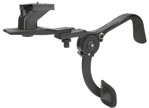 Supporto a spalla per fotocamera, SR-500 Tracolla per fotocamera DSLR da esterno Fotografia Supporto antiurto Staffa di supporto stabilizzatore nero per riprese video professionali