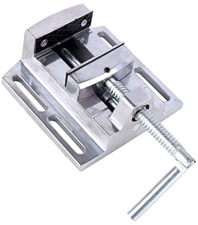 Cross-Slide Drill Press Vise. Bench Vise Drill Press Vise for Drill Press Stand Aluminium Alloy Mini Vice Flat Pliers Mini Bench Clamp Repair Tools 2.5 Inch