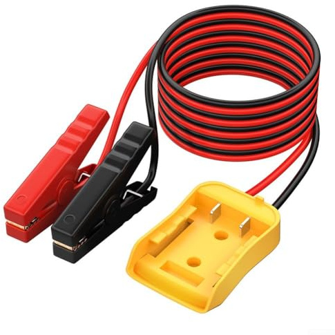 HomeVortex Automotive Jumpstart Solutions For Jumper Cables for Dewalt Batteries, Measuring 5 9FT in Length