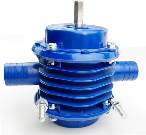 Portable Mini Self-Priming Centrifugal Water Pump With Japanese Engineering Plastic Construction Hand Drill Powered Pump For Home Garden Pond Fountain Transfer