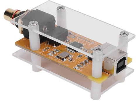 SEAFRONT Carte Son USB vers Adaptateur Coaxial Convertisseur Signal de Sortie Numérique Haute Résolution, Carte Son USB PCM2706C avec Oscillateur à Actif pour Home Cinéma Audio PC