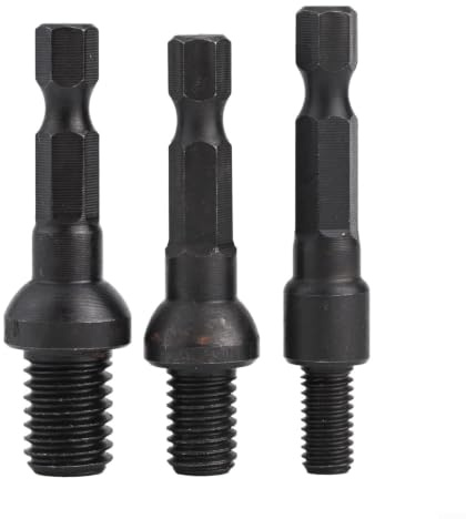 ZYNCUE Socket Adapter Set for M6 M8 M10 Insert Nuts or Hanger Bolts, Cr-Mo Material with 1/4 Inch Hex Shank for Power Drill Tools