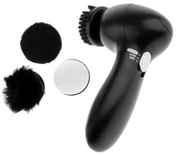 diwedaso Set per la cura del lustrascarpe elettrico portatile Kit per la pulizia della spazzola per lucidatura automatica