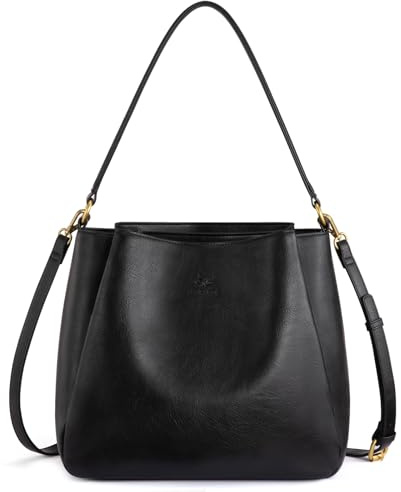 LOVEVOOK Handtasche Damen Mittelgroß, PU Leder Elegante Schultertasche