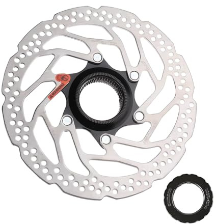 Disque de Frein VTT 160 mm CenterLock avec Lockring Compatible Shimano RT30 | Conçu pour VTT, route et vélo électrique Matériau en acier inoxydable Installation rapide Excellente résistance à l'usure