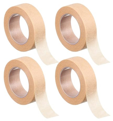 LUDHEP Micropore Tape, 4 Rotolo Nastro Adesivo Chirurgico, Microporoso e Flessibile, Cerotto Naso, Rinoplastica - Color Carne (1.25 cm x 9 m)