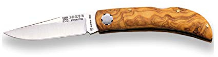 Joker Sport fickkniv Pointer NO67 med olivträhandtag, blad 8 cm MOVA, fiskeredskap, jakt, camping och vandring