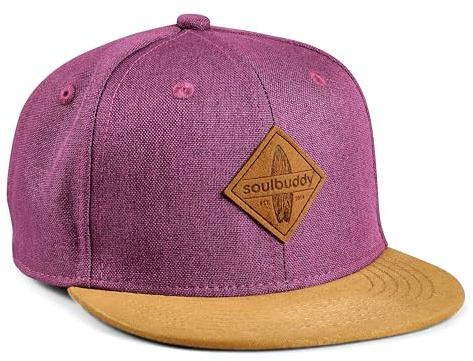 Soulbuddy Kinder Baseball Cap Jungen Mädchen – Verstellbare Kinderkappe – Sommer Schirmmütze mit Sonnenschutz – Outdoor & Freizeit Snapback – 3 Größen verfügbar