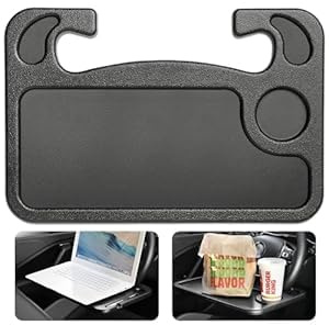 Table de Voiture pour Conducteur, Support pour Ordinateur Portable, Table de Volant Compatible avec la Plupart des Véhicules