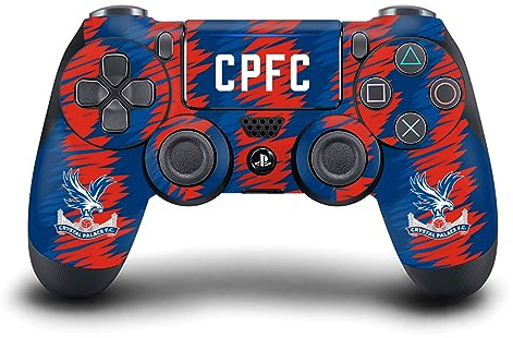 Head Case Designs Officially Licensed Crystal Palace FC Home Kit Logo Art Vinyl Sticker Gaming Skin Decal Cover Compatible With Sony PlayStation 4 PS4 DualShock 4 Controller