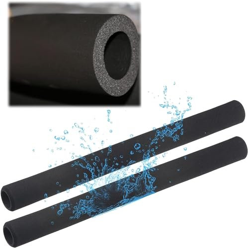 Rohrisolierung aus Schaumstoffrohr, Rohrisolierung Flexibles Isolierrohr, Gummischaumschlauch, entflammbarer wasserdichter Schlauch, Innendurchmesser 6 mm, 19 mm, 25 mm, 28 mm, 42 mm, 60 mm (Größe: T