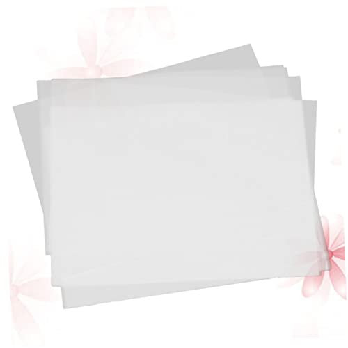 BEBEMOKO 50 Sheets Tracing Paper Vellum Roll for Printing A3 Size Translucent Copy Paper Set
