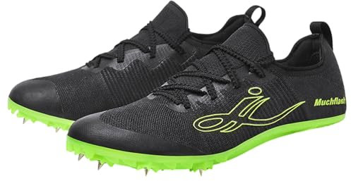 Leichtrit Zapatillas de Atletismo de 7 Clavos,Zapatos con Clavos para Atletismo,Unisex Spikes Atletismo Zapatos de Atletismo con Clavos,Zapatillas De Pista Y Campo para Hombre Antideslizantes