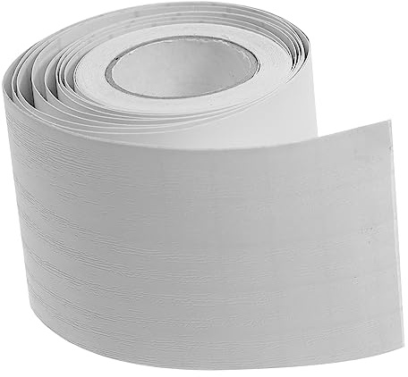 Moldura de Pared Adhesiva de PVC 5m, Decoración de Pared | Cubre Rodapiés, Zócalo Flexible Autoadhesivo, Borde de Pared Autoadhesivo