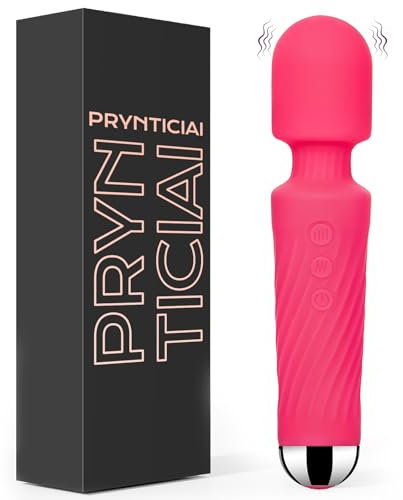 Vibratore - Stimolatore Clitoride Femminile con 8 Velocità e 20 Modalità,Sex Toys Vibratoreper Donna Professionale, PRYNTICIAI Vibratoreper Donna Clotoride (Rosa)