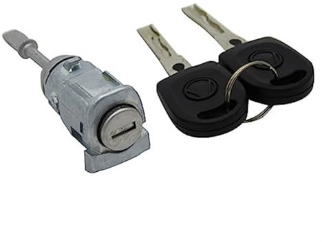 Vuzmode 604837167 LINKER TÜRSCHLOSSZYLINDER, for VW, for Golf, 4 IV MK4, for Bora, A6, for Skoda, for Fabia, for Polo, 1997-2003 Auto-Zündschlossschloss