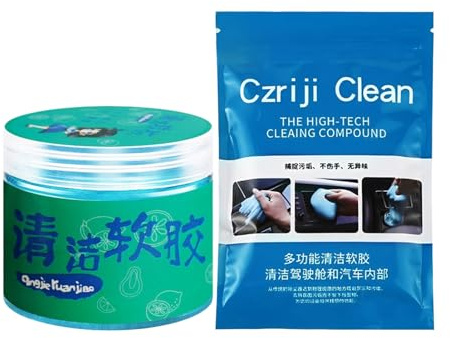 Car Modelling Clay Cleaner, Powerful Cleaning Compound - Car Cleaning Soft Adhesive Car Multifunctional Air Outlet Cleaning Mud Computer Keyboard Cleaning Crystal Dust Removal Mud