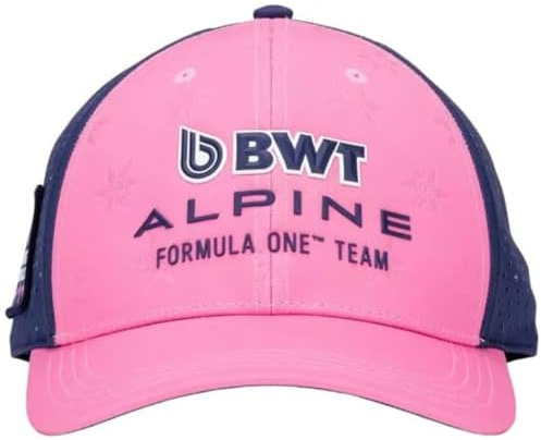 BWT Event Kappe Alpine Edition | stylische Unisex Snapback Cap Herren | Pink mit Marine-Blau | Baseballcap | Baumwolle mit Stretch-Anteil | Motorsport Trucker Cap