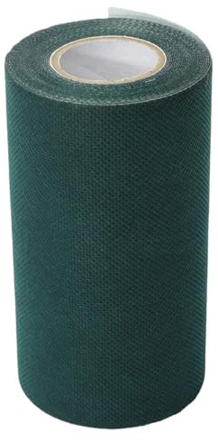 QAUUCP Ruban de Gazon Artificiel Ruban adhésif for Jointure de Gazon synthétique, 15 cm x 5 m, Vert