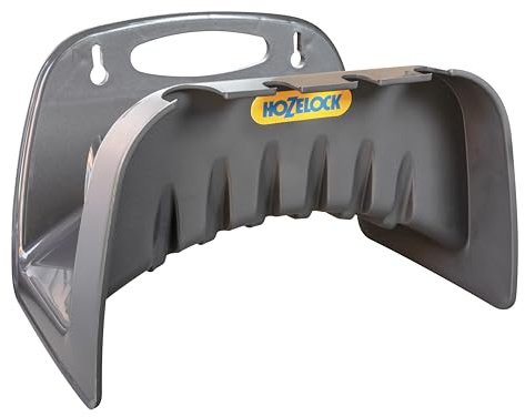 Hozelock Wall-Mounted Hose Hanger: Garden Hose Hanger for tidying up to 55M of Standard Garden Hose 100-101-617