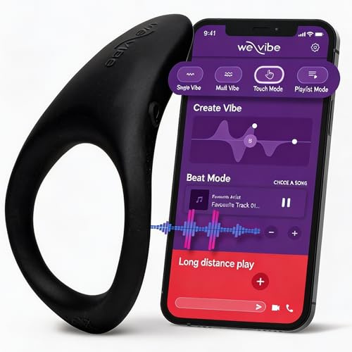 We-Vibe Verge 2 Penis-Ring dehnbar aus Silikon, mit starken Vibrationen für beide Partner, mit Smartphone App