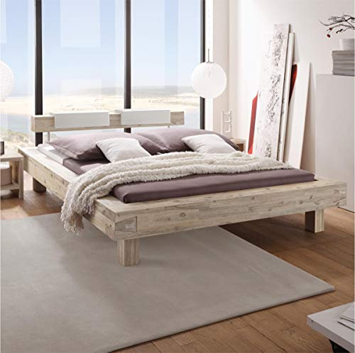 Hasena Factory Chic Balkenbett Caserta 25 Akazie 200x200