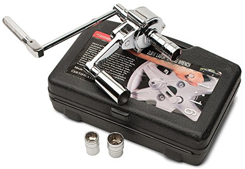 Kings County Tools Getriebe-Radmutter-Entferner | 15:1 Drehverhältnis | Drei Standard-Stecknüsse | Chromstahl | hart geformte Tragetasche