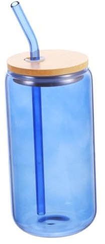 Kichvoe 1satz Haushaltsglas Mit Deckel Kreative Dose Design Trinkbecher Für Kalte Getränke Und Wasser Transparentes Glas Für Saft Tee Und Cocktails