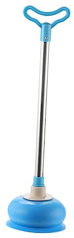 Cabilock Accessory to Handle Steel Clean Cup Bathroom and Easy Stainless Practical Dredging Tool with Rubber Suction Cleaning for Use Toilet Hotel and Kitchen