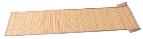Holibanna Cuscino Per Sedia A Sdraio in Bambù Con Cinghie Antiscivolo Tappetino Traspirante Per Sedie Da Giardino E Ufficio 43 * 155 Cm
