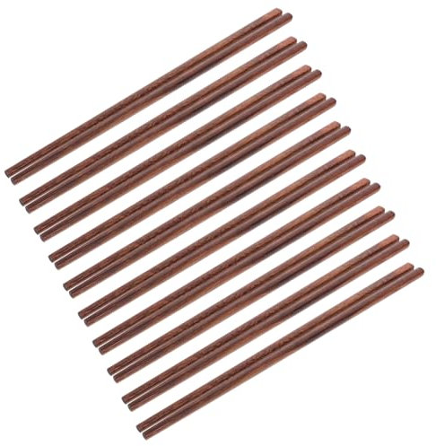 GLEAVI 10pares Palillos Chinos Resistentes Duraderos Diseño Prácticos Familia
