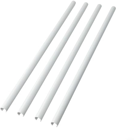 Heizkörperrohrabdeckungen und Rohrmanschetten, verdickte Heizkörperhülsen, 15 mm, Kunststoff, Heizkörper-Heimdekoration (weiß, 500 mm)