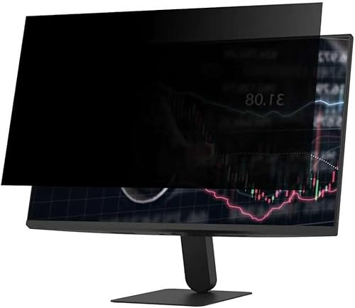 VANCKLE Privacy Screen for Computer Monitor 27 Inch(16:9 Aspect Ratio, 598 * 337mm), Removable Matte Anti Glare Blue Light Protector Private Security Filter, 2-Pack