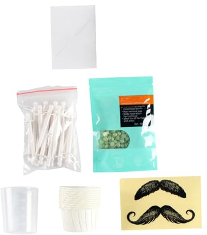 COLLBATH Einweg Nasenhaar Wachsstäbchen Sanfte Flexible Nasenhaare Entfernung Sicherer Glatter Wachsapplikator Geeignet für DIY und Professionelle Anwendung