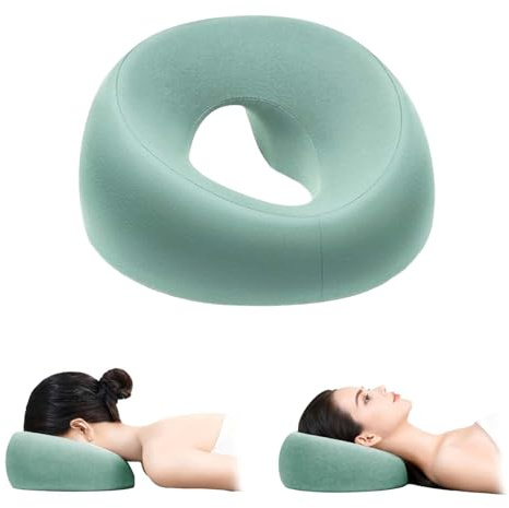 yqdnboi Cuscino per il viso con foro, con foro per la testa, massaggiante a forma di U, adatto per spa, salone, letto, ufficio