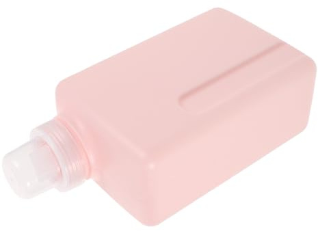 FIXOSHEE Distributeur Détergent Lessive Format Bouteille Carrée Étanche avec Pompe pour Liquide Lavage et Savon Flacon Rechargeable Pratique pour Buanderie et Voyage
