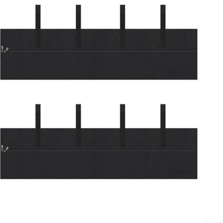 Lot de 2 housses de guidon avec protection contre la pluie pour porte-bagages arrière, en tissu Oxford imperméable avec revêtement PU pour protéger le guidon de l'exposition environnementale