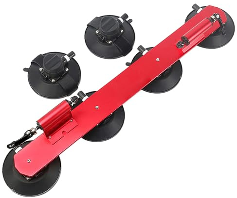 Alomejor Portaequipajes con Ventosa para Bicicletas, Portabicicletas de Aleación de Aluminio Resistente para Furgonetas, Protección con Ventosa de Goma, Fácil de Instalar para Varios Vehículos (para