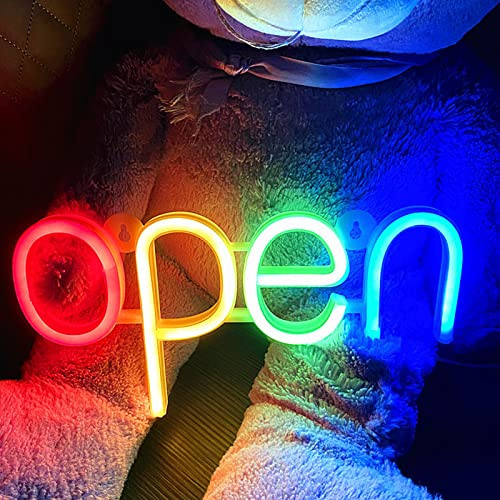 Generic LED Neon öppen Skylt för Företag - Ljus med Strömalternativ
