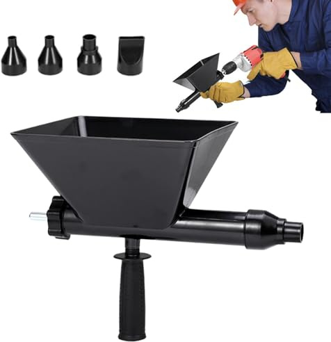 Máquina Lechada - Rejuntado Automático Cemento, Precisión | Pistola Nailon Portátil Cuatro Boquillas para Ladrillo, Azulejo, Pared, Suelo, Reforma, Obra, Vivienda