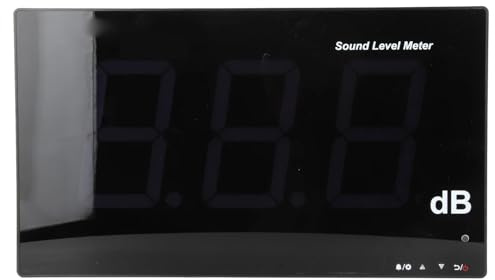 Fonometro. Tester Del Livello Di Rumore Misuratore Decibel 30 Rivelatore Da 130 DB Display LCD 18 Pollici AC
