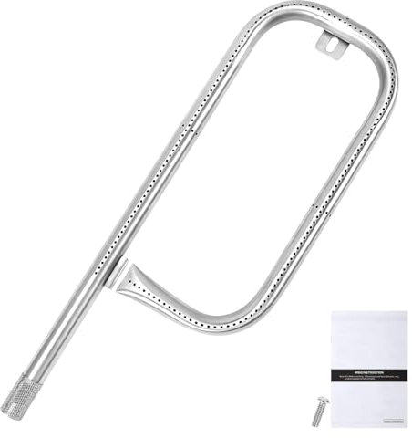 GFTIME 43,82cm Quemador Barbacoa de Gas Piezas de Repuesto Parrilla para Weber Q100 Series Q100 Q120 Q1000 Q1200 Baby Q Acero inoxidable Bbq Quemadores para Weber 50060001 51010001 51060001 LP, 69957