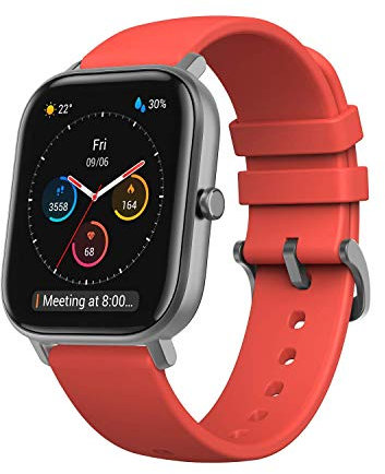 Amazfit GTS Smartwatch, Adultos Unisex, Naranja, 12.6 x 12.4 x 6 cm