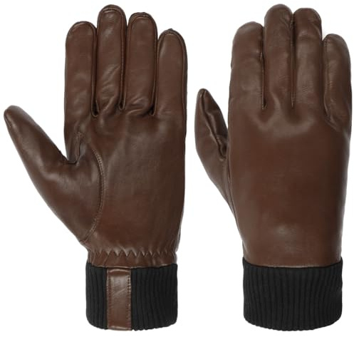 Hestra Fredrik Lederhandschuhe Handschuhe Fingerhandschuhe Herren - mit Futter Herbst-Winter Winter