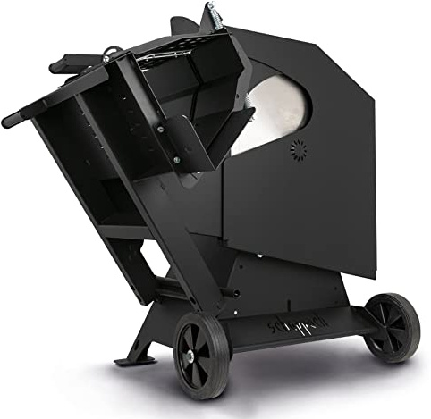 Scheppach Scie à Bûches WOX D700 Black | 400V | 50Hz | 7500W | Lame Ø700mm | Avec rallonge | Scie basculante