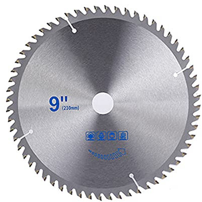 Kreissägeblatt Hartmetall-Holz-Sägeblätter TCT-Kreissägeblatt 230mm x 25.4mm x 40/60/80T für Holz Trennscheiben rund Holzbearbeitungssägen aus legiertem Stahl Steel,230 * 25.4 * 40t
